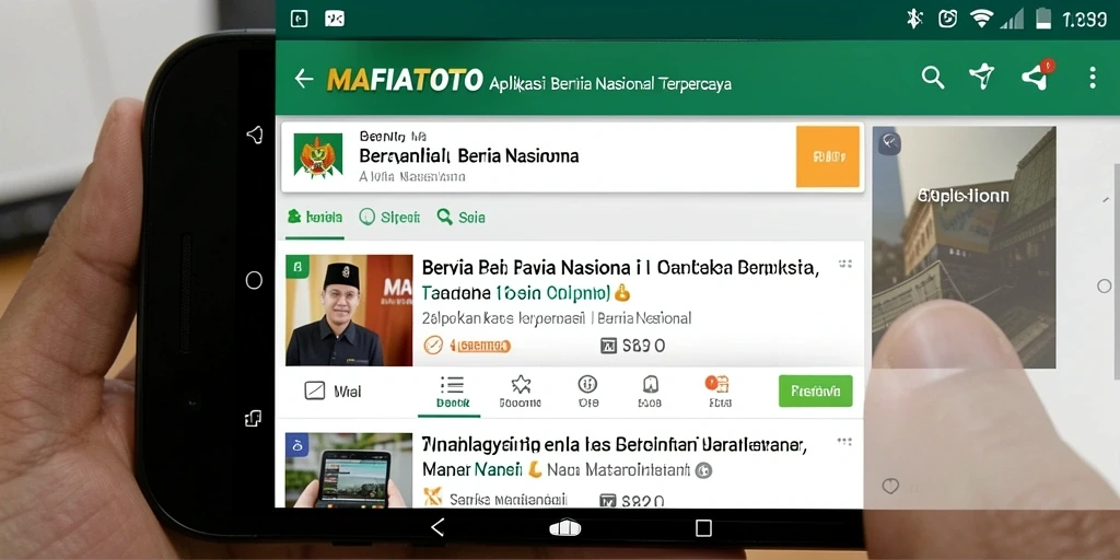 Tampilan antarmuka MAFIATOTO yang modern dan user-friendly.