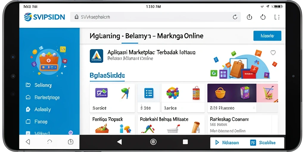 Tampilan antarmuka aplikasi SVIPSIDN yang modern dan menarik.