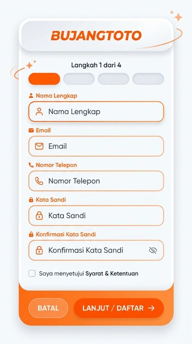 Panduan Registrasi Akun Bujangtoto untuk Pengguna Android